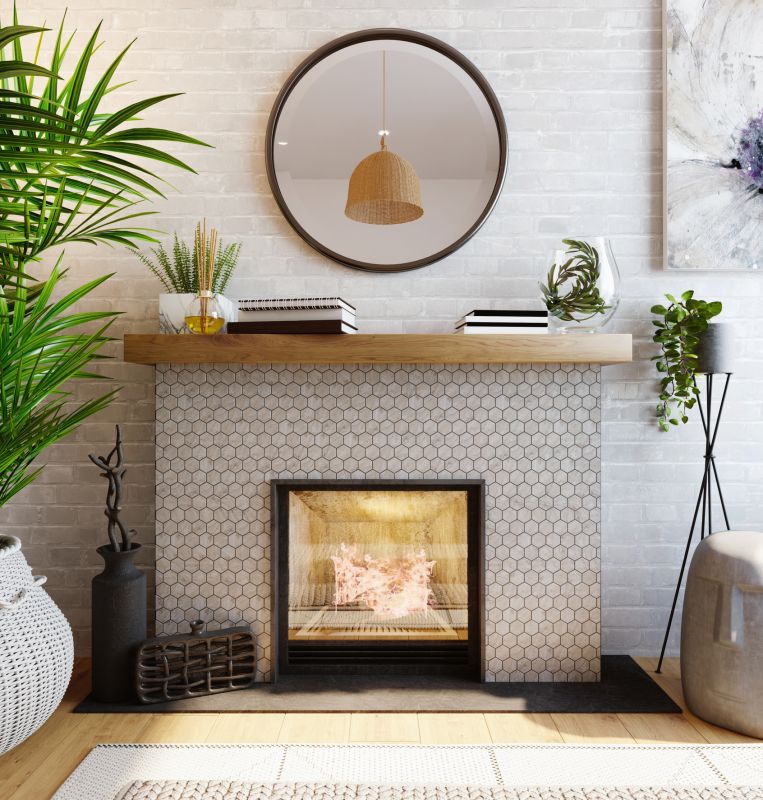 Fireplace Tile Work